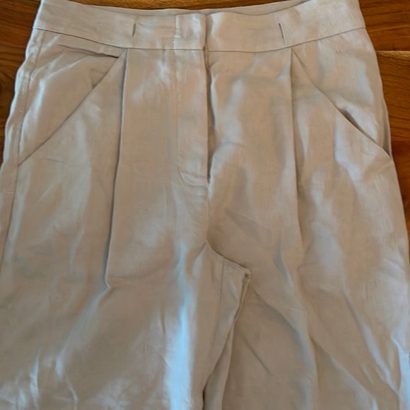 Aritzia Wilfred Allant Linen Pants - slate gray. Size 4 - Picture 2 of 11